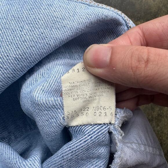 Vintage 90s Light wash Levis Orange Tab Jorts - Picture 6 of 6